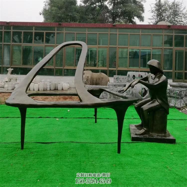 校园钢琴雕塑 哑光景观小品 景观雕塑 校园钢琴雕塑 哑光景观小品 景观雕塑